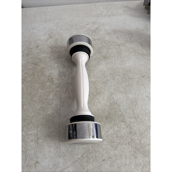 Shake Weight 2.5 lbs White & Chrome Exercise Arm Toning Workout Shoulders Chest - Picture 1 of 7